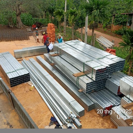 Thép hộp chữ nhật mạ kẽm 60x120