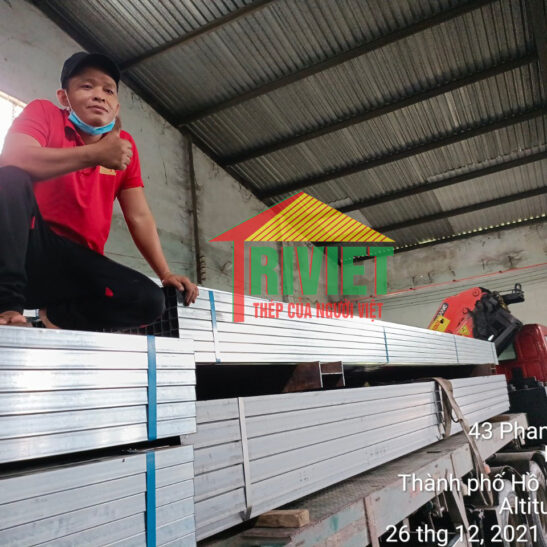 THÉP HỘP 40X80X2,5mm