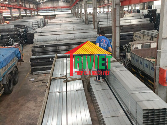 THÉP HỘP MẠ KẼM 40X80X3mm