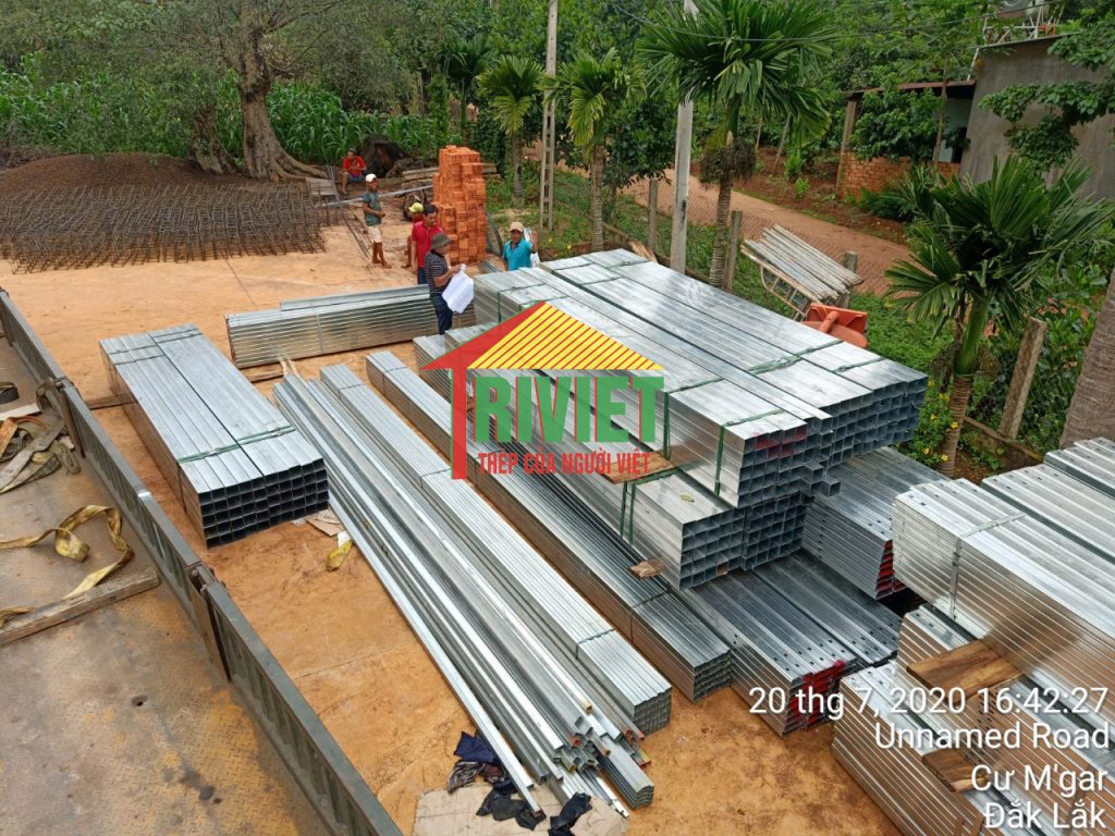 BẢNG BÁO GIÁ THÉP HỘP 30X60X1,4mm