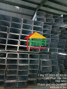 BẢNG BÁO GIÁ THÉP HỘP 30X60X5mm