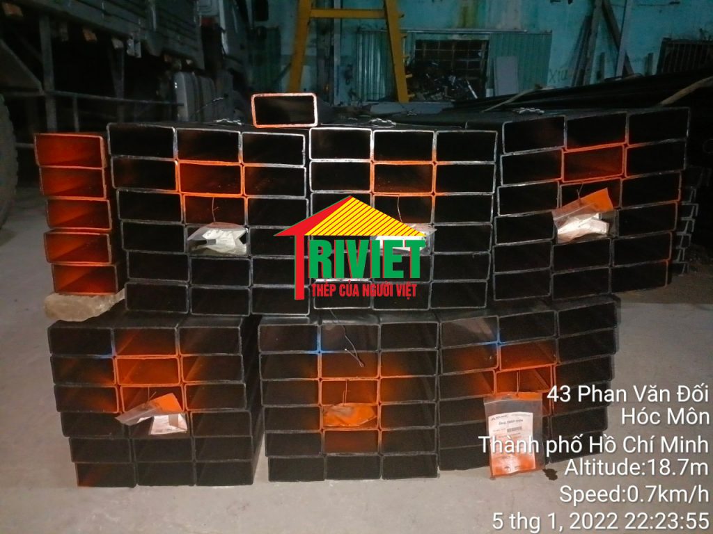 BẢNG BÁO GIÁ THÉP HỘP ĐEN 50X100X2,3mm