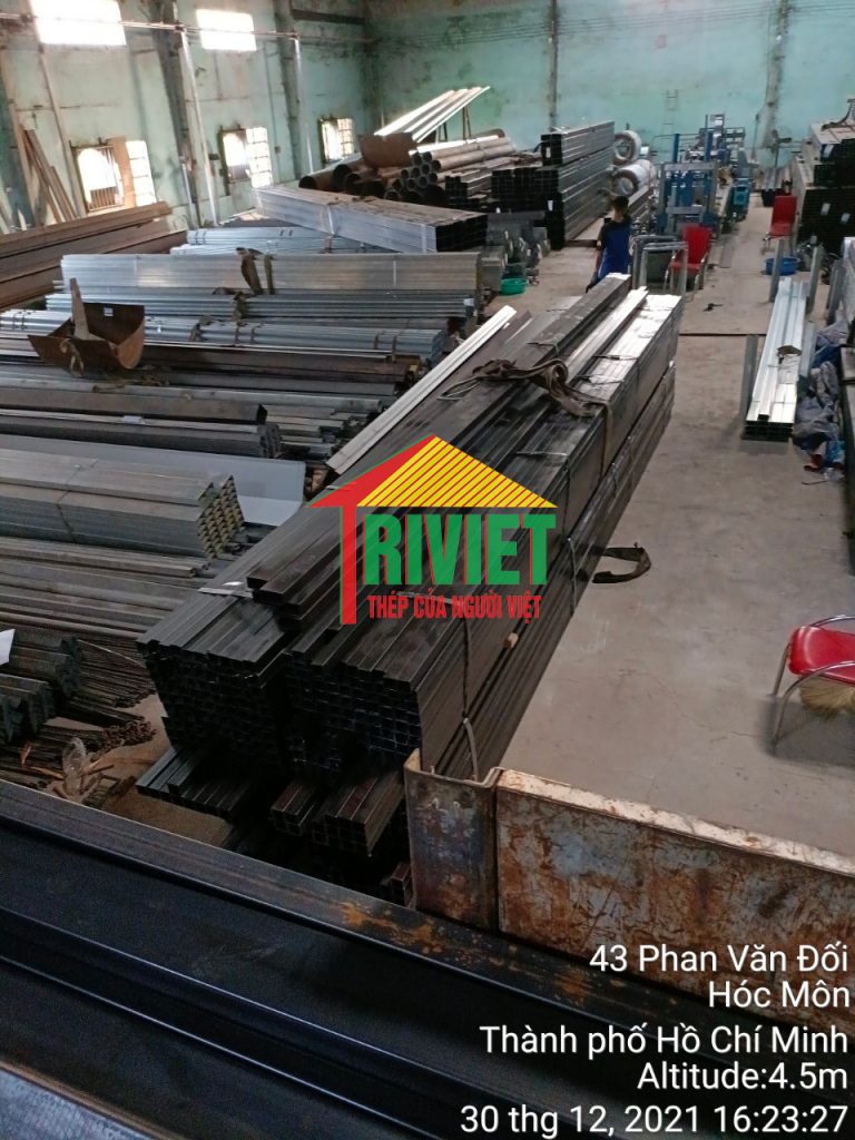 BẢNG BÁO GIÁ THÉP HỘP 25X50X6mm