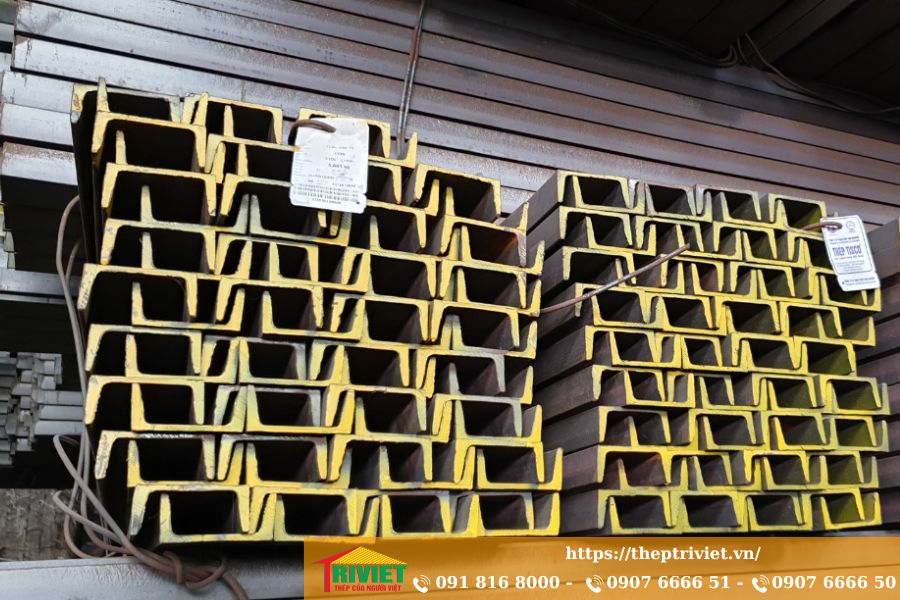 Thép hình U75, Thép U75, Sắt U75, Sắt Hình U75 3 thép hình u75