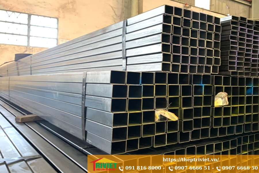 Báo giá thép hộp - Giá thép hộp 50X50 vuông mới nhất Thép Trí Việt 21 Thép hộp 50x50 Thép Trí Việt uy tín