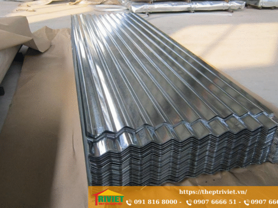 Bảng giá Tôn Đông Á: Các mẫu lợp đẹp, bền cập nhật mới nhất 2025 8 Tôn Đông Á mạ kẽm chống gỉ