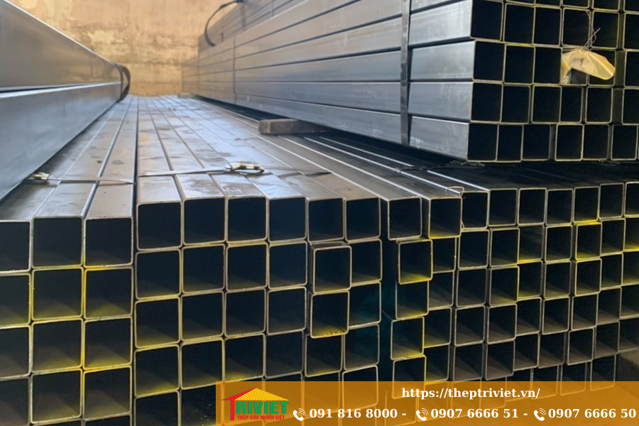 Báo giá thép hộp - Giá thép hộp 50X50 vuông mới nhất Thép Trí Việt 17 Thép hộp mạ kẽm 50x50 chống mòn