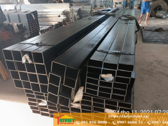Thép hộp 40x40 mạ kẽm Hòa Phát