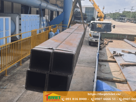 Báo giá thép hộp - Giá thép hộp 50X50 vuông mới nhất Thép Trí Việt 10 khối lượng thép hộp 50x50 theo thông số