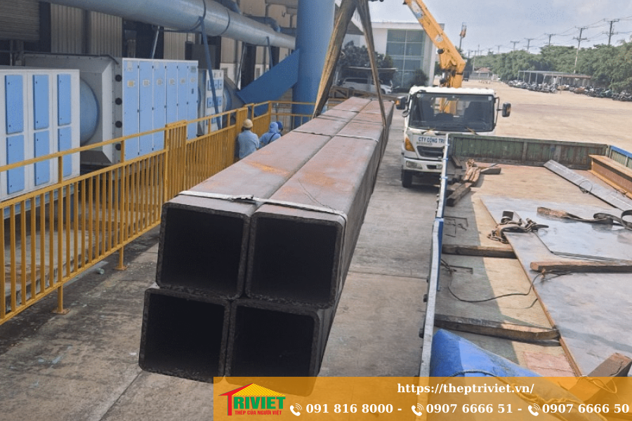 Báo giá thép hộp - Giá thép hộp 50X50 vuông mới nhất Thép Trí Việt 18 khối lượng thép hộp 50x50 theo thông số