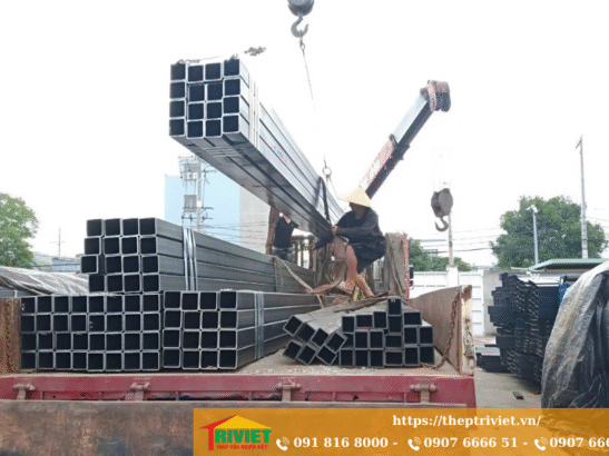 Báo giá thép hộp - Giá thép hộp 50X50 vuông mới nhất Thép Trí Việt 9 Thép hộp 50x50 ứng dụng đa dạng