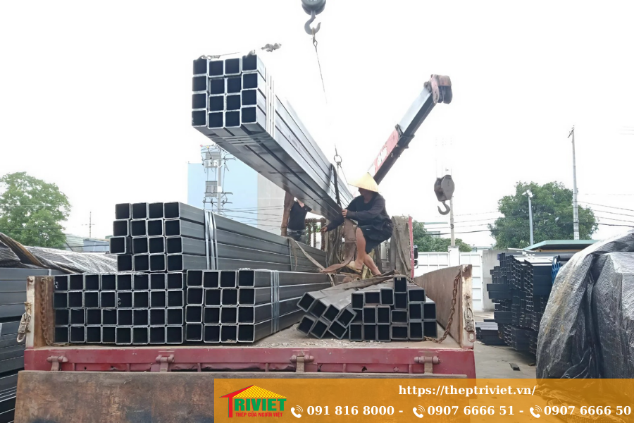 Báo giá thép hộp - Giá thép hộp 50X50 vuông mới nhất Thép Trí Việt 19 Thép hộp 50x50 ứng dụng đa dạng