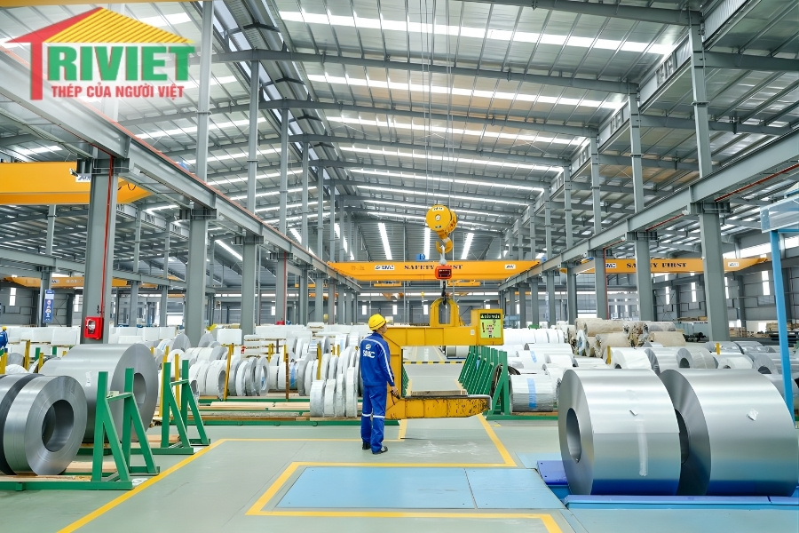 Bảng Báo Giá Tôn Cliplock Việt Nhật Uy Tín, Giá Ưu Đãi Nhất Năm 2026 9 Quy Trình Sản Xuất Thép Nhà Máy