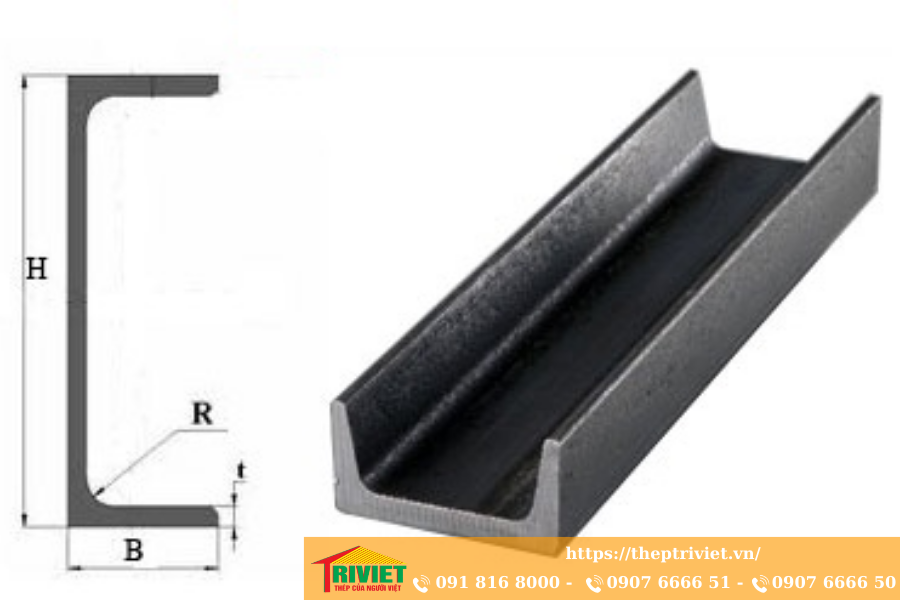 cách tính trọng lượng thép U