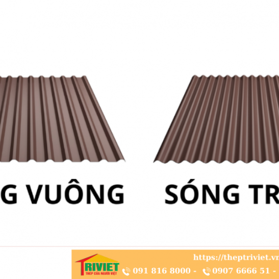 Giá tôn sóng vuông cập nhật chi tiết, báo giá rẻ mới nhất năm 2025 8 Tôn sóng vuông và tròn
