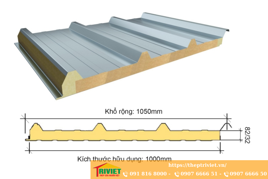 Giá tôn xốp Hoa Sen 1m2 bao nhiêu tiền? Các loại xốp & bảng giá mới 18 Kích thước tôn xốp Hoa Sen