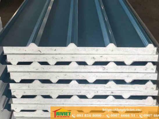 Giá tôn xốp Hoa Sen 1m2 bao nhiêu tiền? Các loại xốp & bảng giá mới 10 Tôn xốp EPS