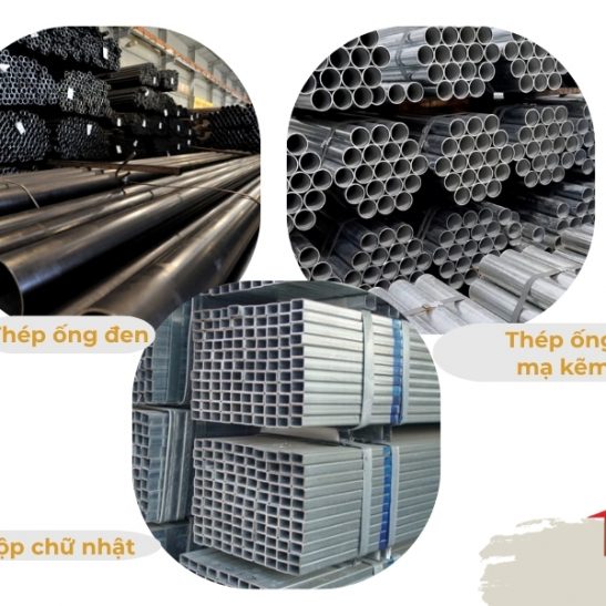 Ống thép Việt Đức đen, mạ kẽm, cập nhật bảng giá mới nhất 2025 10 Ống thép xây dựng