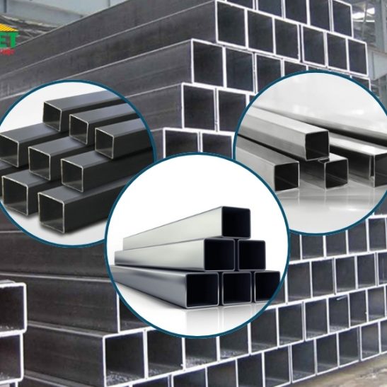 Thép hộp Hòa Phát - Báo giá rẻ và quy cách thép hộp vuông, chữ nhật 8 Sắt hộp vuông đen