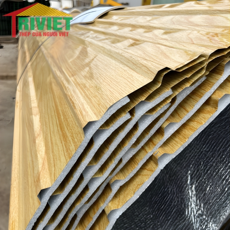 Tôn La Phông Giả Gỗ Xếp Chồng