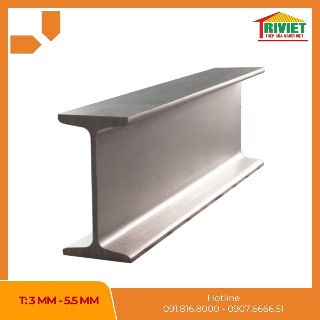 Thép Hình I100 3 Dầm I100 Tiêu Chuẩn