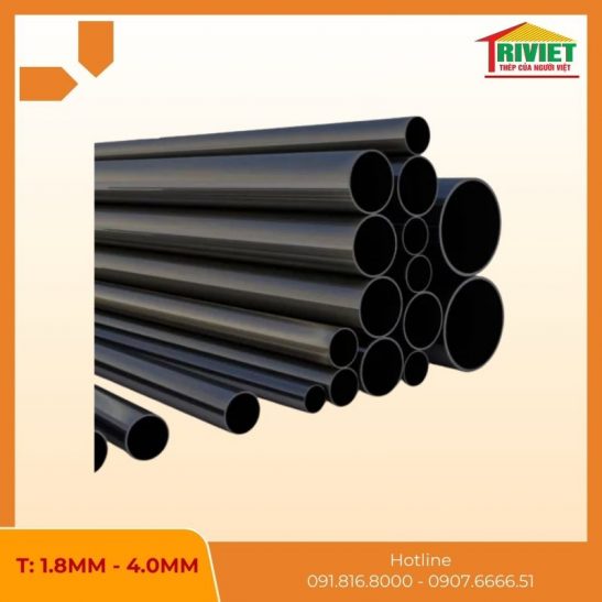 Ống Thép Đen Phi 76 Công Trình