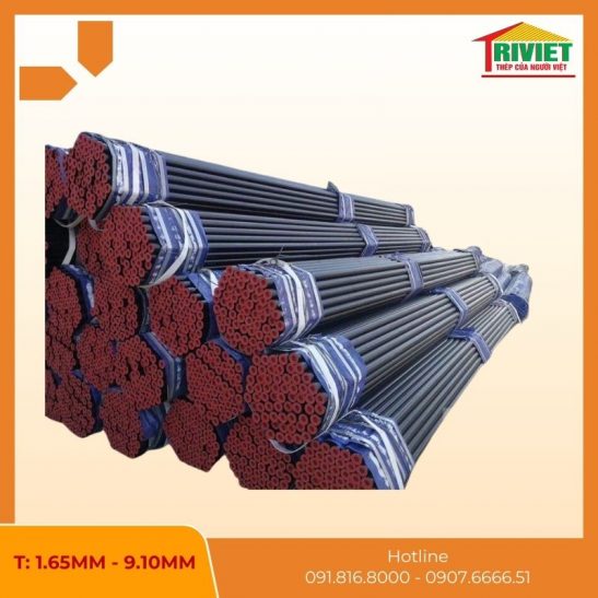 Ống thép đúc phi 34 thi công