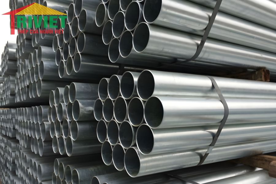 Cập Nhật Bảng Báo Giá Thép Hình Việt Nhật Chính Hãng Hiện Nay 2026 6 Ống Thép Tròn Mạ Kẽm Chính Hãng