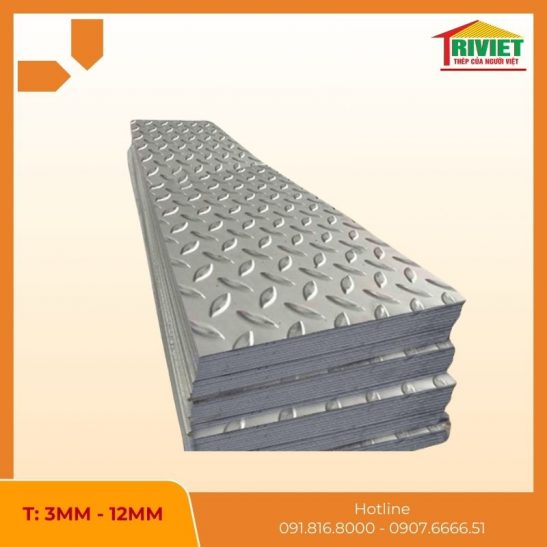 Tấm Thép Gân Đen Chịu Lực