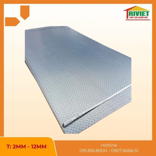 Thép Chống Trượt Bề Mặt Gân