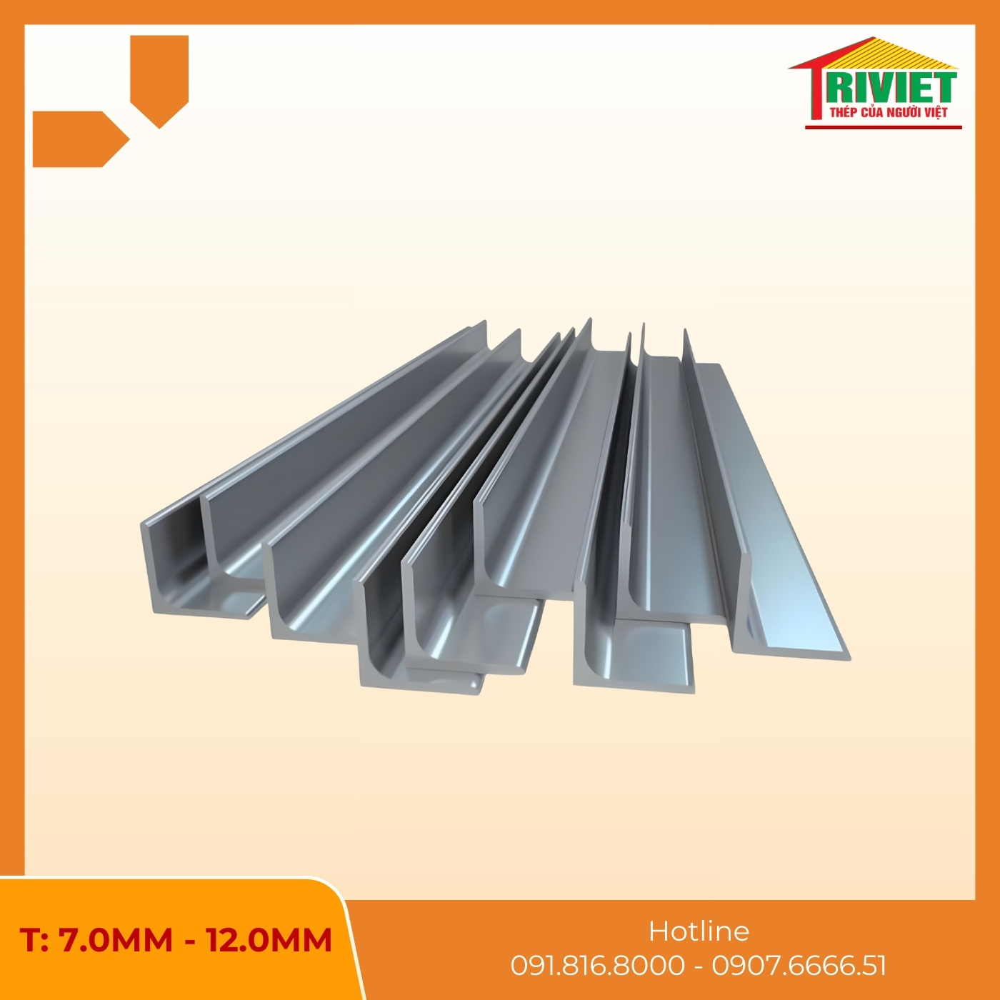 Thép Hình V100 5 V100