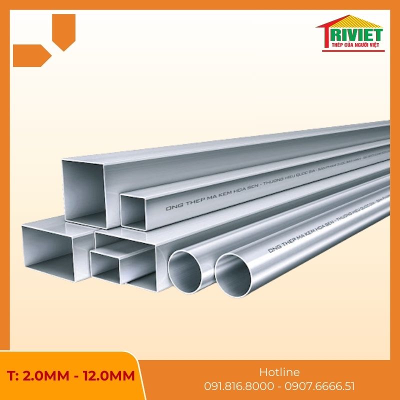 Thép hộp 75 x 150 3 Thép hộp 75x150 khung kết cấu