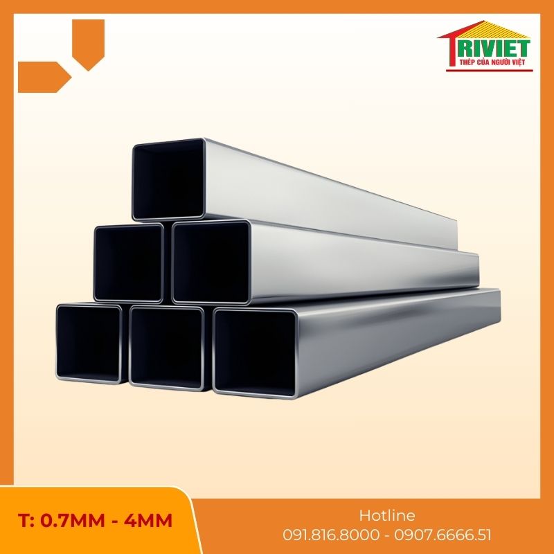 Thép Hộp Vuông Mạ Kẽm 3 Thép Hộp Vuông Mạ Kẽm Tiêu Chuẩn