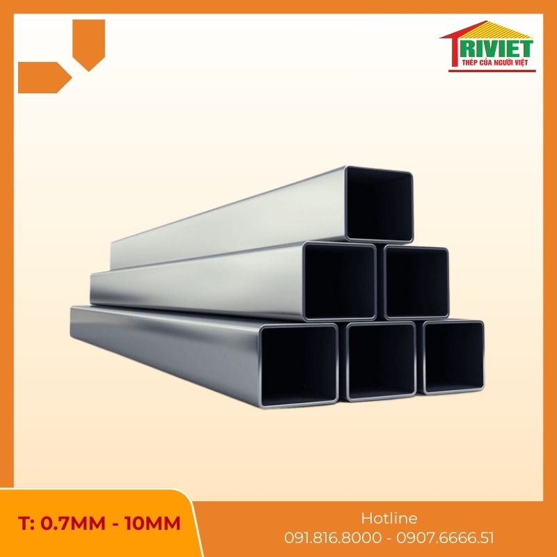 Thép Hộp Vuông Đen 2 Tiêu Chuẩn Thép Hộp Vuông