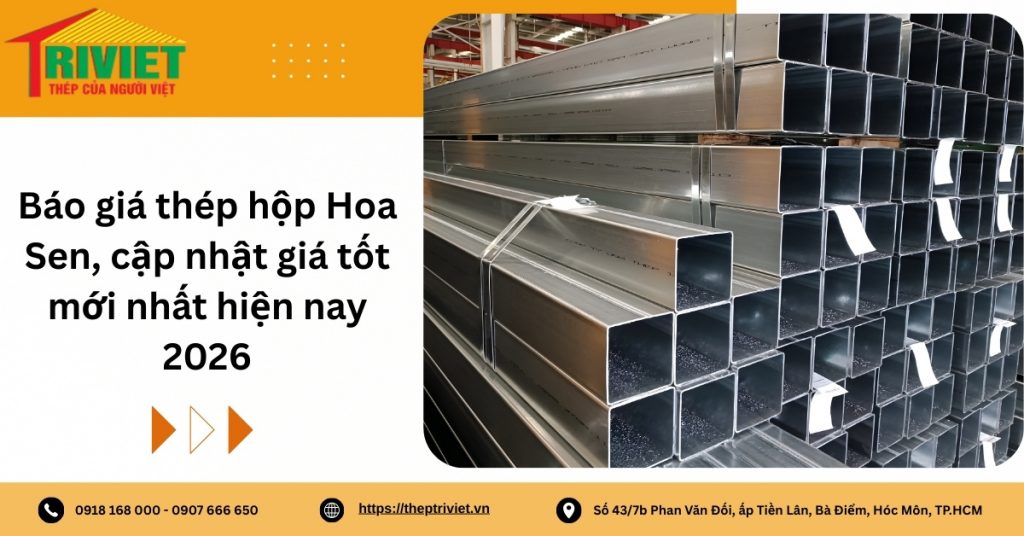 Giá Thép Hộp Hoa Sen