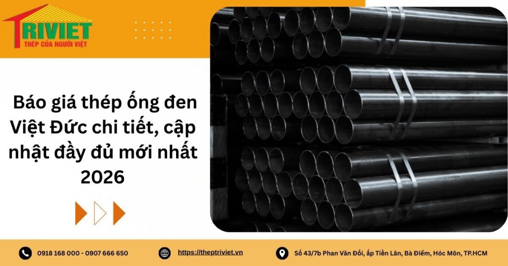 Thép Ống Đen Việt Đức